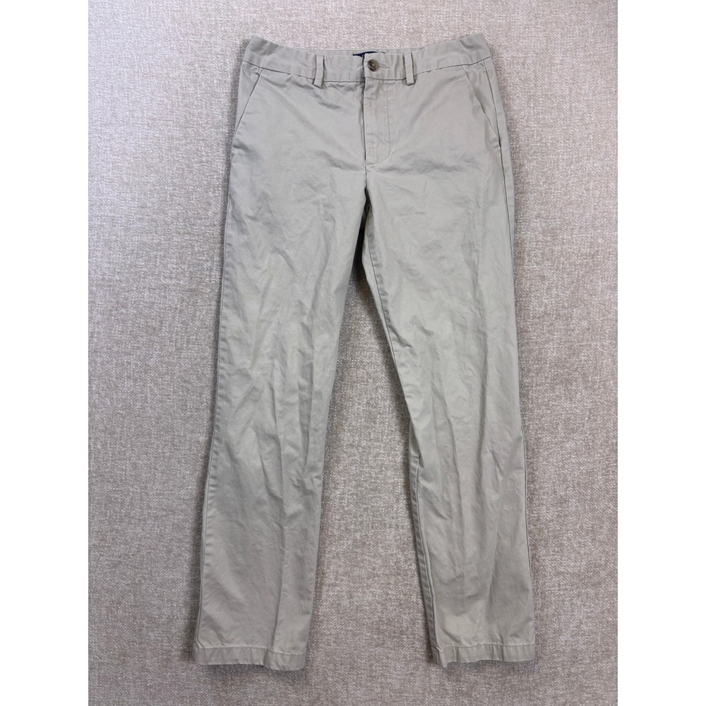 Polo Ralph Lauren Boys Tan Khaki Chino Pants Size 14 Cotton Straight Leg